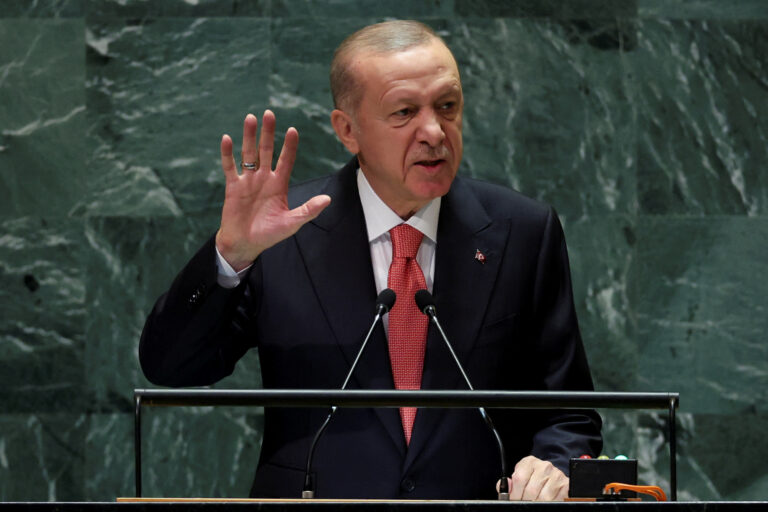 Turkish President Erdogan Condemns Absence of Palestinian Leader at UN Assembly