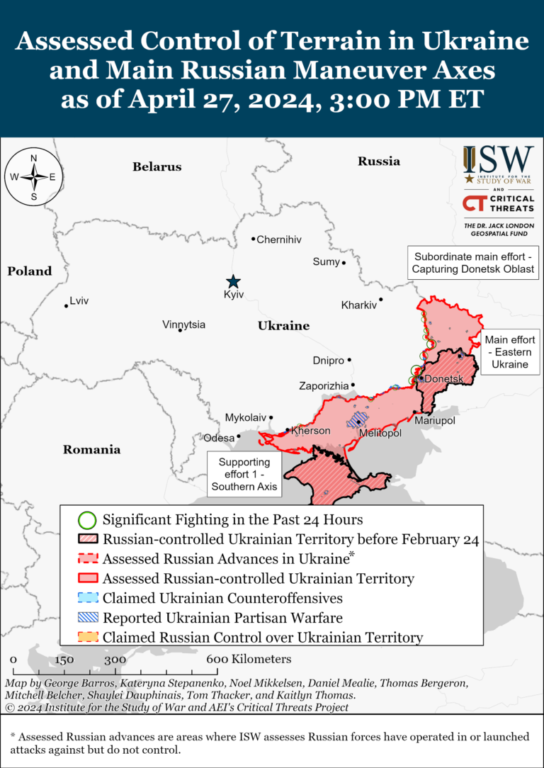 Russia’s Offensive Against Ukrainian Forces Continues