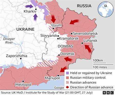 Russia’s Offensive Gains Ground as Ukrainian Military Actions Condemned